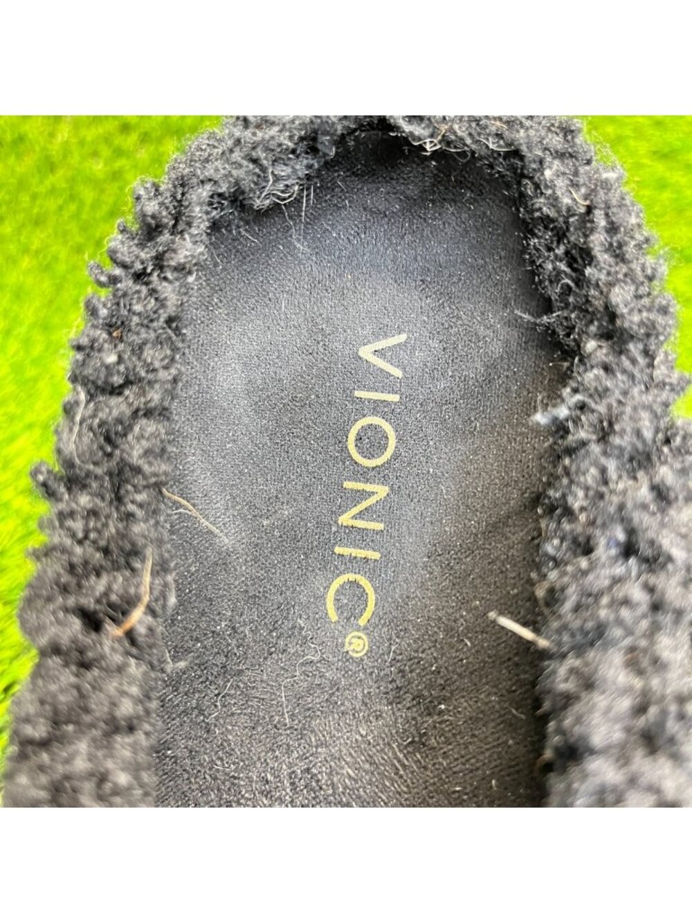 Vionic Uptown Mule Womens Size 8.5 Black Casual Comfort Leather Slip On Slippers - Picture 8 of 9